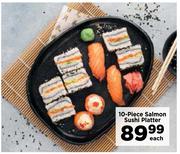 10 Piece Salmon Sushi Platter-Each