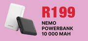 Nemo Powerbank 10000 Mah