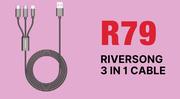 Riversong 3 In 1 Cable