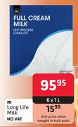 M Long Life Milk-6 x 1L