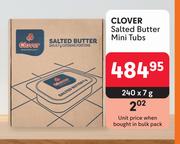 Clover Salted Butter Mini Tubs-240 x 7g