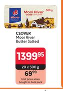 Clover Mooi River Butter Salted-20 x 500g