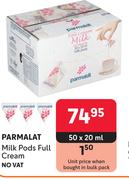 Parmalat Milk Pods Full Cream-50 x 20ml