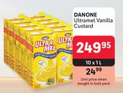 Danone Ultramel Vanilla Custard-10 x 1L