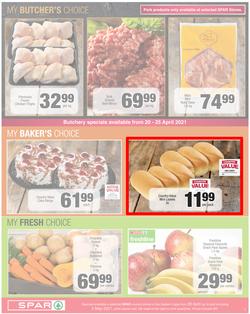 SPAR COUNTRY EASTERN CAPE : My Spar (20 April - 2 May 2021) Valid In Amahlathi, Bedford, Buffalo Flats, Cala, Centane, Hankey, Komga, Nemato, Patensie, Peddie, Zastron, Indwe, Kwa-Fetting, page 5