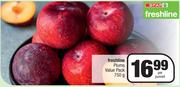 Spar Freshline Plums Value Pack-750g Per Punnet