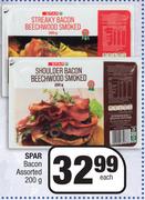 Spar Bacon Assorted-200g Each