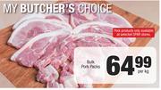 Bulk Pork Packs-Per kg
