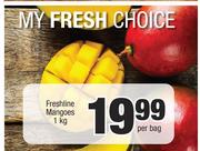 Freshline Mangoes-1kg Per Bag