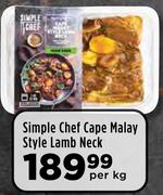 Simple Chef Cape Malay Style Lamb Neck-Per Kg