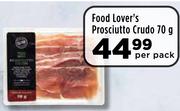 Food Lover's Prosciutto Crudo-70g Per Pack