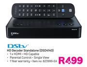 Dstv Hd Decoder Standalone (DSD4140)