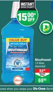 Dentalmate Mouthwash-1.5Ltr Assorted