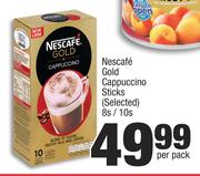 Nescafe Gold Cappuccino Sticks (Selected)-8's/ 10's Per Pack