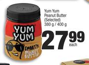 Yum Yum Peanut Butter (Selected)-380g/ 400g Each