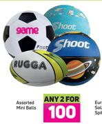 Rugga/Game/Shoot Mini Balls Assorted-For 2