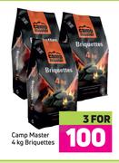 Camp Master Briquettes-For 3 x 4Kg