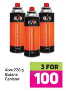 Alva 220g Butane Canister-For 3