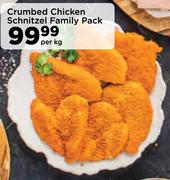 Crumbed Chicken Schnitzel Family Pack-Per Kg