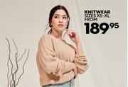 Knitwear (Sizes XS-XL)