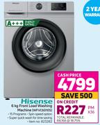 Hisense 6 Kg Front Load Washing Machine WFVC6010S