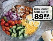 Family Gourmet Salads Assorted-Each