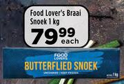 Food Lover's Braai Snoek-1kg Each