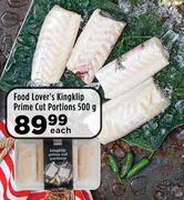 Food Lover's Kingklip Prime Cut Portions-500g Each