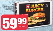 PB Juicy Burgers (Selected)-2Kg Per pack