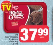 Ola Rich N Creamy Ice Cream (selected)-1.8Liter Each