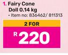 Zuru Sparkle Girlz Fairy Cone Doll 0.14Kg-For 2