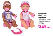 New Born Baby Doll Assorted-Each