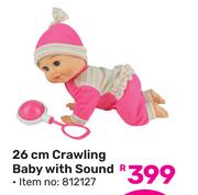 26cm Crawling Baby With Sound
