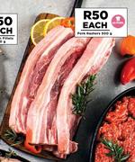 Pork Rashers-500g Each
