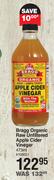 Bragg Organic Raw Unfiltered Apple Cider Vinegar-473ml