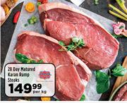 28 Day Matured Karan Rump Steaks-Per Kg