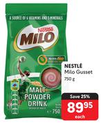 Nestle Milo Gusset-750g Each