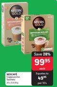 Nescafe Cappuccino Sachets-20 x 12.5/18g