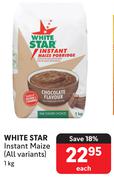 White Star Instant Maize (All Variants)-1Kg Each