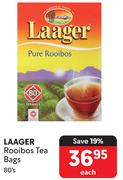 Laager Rooibos Tea Bags-80's Each