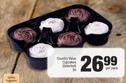 Country Value Cupcakes (Selected)-6s Per Pack