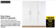 Home & Kitchen Pico 3 Door Built In Cupboard