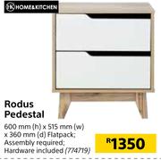 Home & Kitchen Rodus Pedestal-600mm (h) x 515mm (w) x 360mm (d)