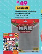 Max Build More Building Bricks Base Plate 25.4 x 25.4cm