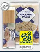 No Name Macaroni Or Spaghetti-Any 2 x 500g