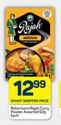 Robertsons Rajah Curry Powder Assorted-50g Each