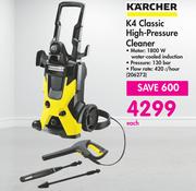 Karcher K4 Classic High Pressure Cleaner-Each