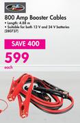 Moto Quip 800 Amp Booster Cables