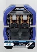 Xstrap 4.6m Standard Ratchet Tie Downs MQ7876-Per 4 Pack