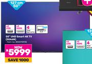 Hisense 127cm (50") UHD Smart 4K TV 50A6N